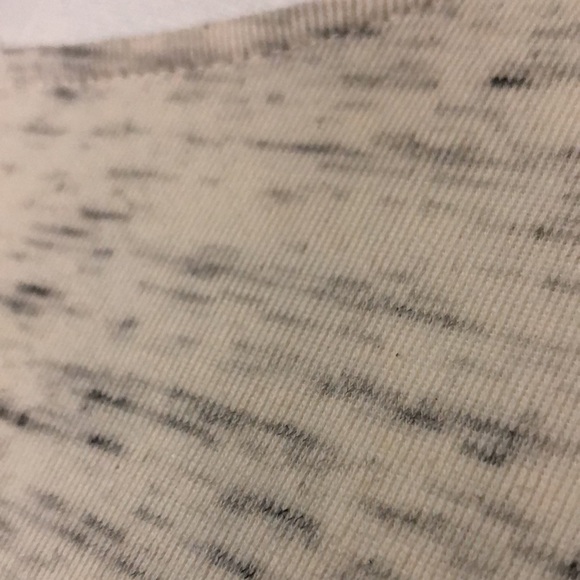 pure jill by j jill-Cotton LongSleeve Tee-Sz M-Beige/Gray - Picture 4 of 13